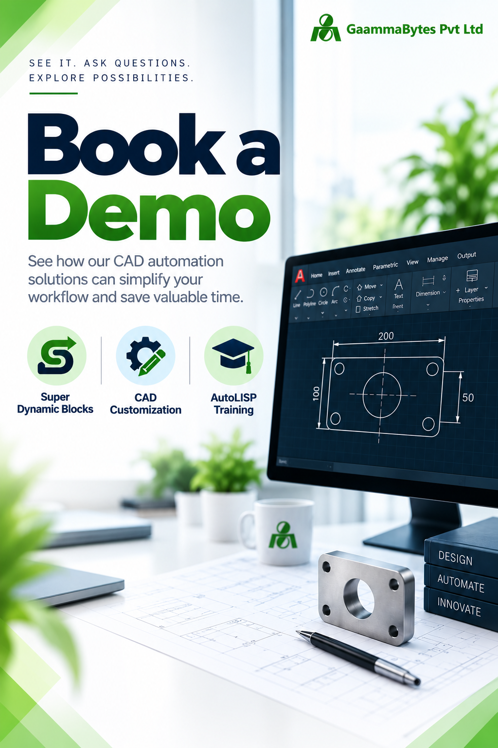 Super Dynamic Blocks CAD Demo